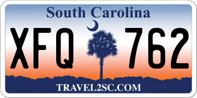 SC license plate XFQ762