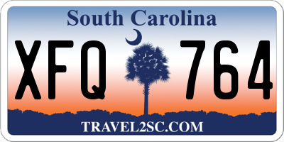 SC license plate XFQ764