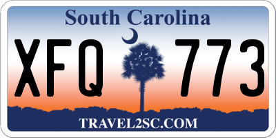 SC license plate XFQ773