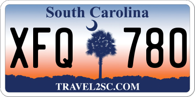 SC license plate XFQ780