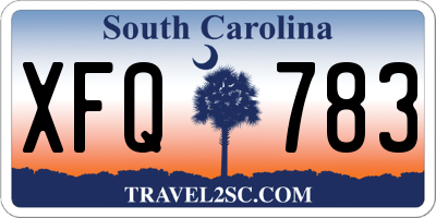 SC license plate XFQ783