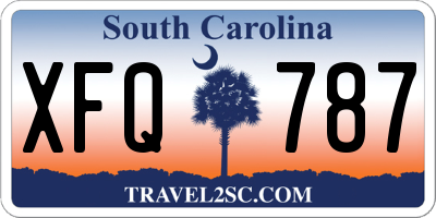 SC license plate XFQ787