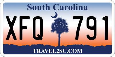 SC license plate XFQ791