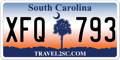 SC license plate XFQ793