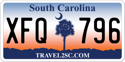 SC license plate XFQ796