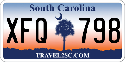 SC license plate XFQ798