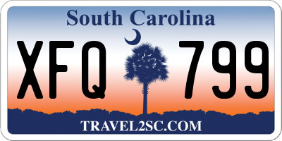 SC license plate XFQ799