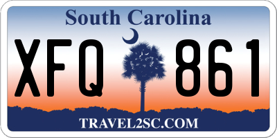 SC license plate XFQ861