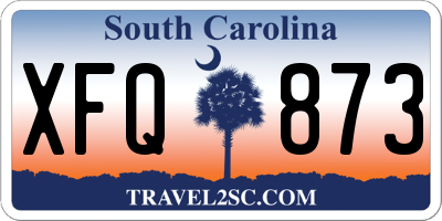 SC license plate XFQ873
