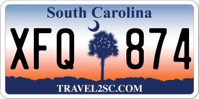SC license plate XFQ874
