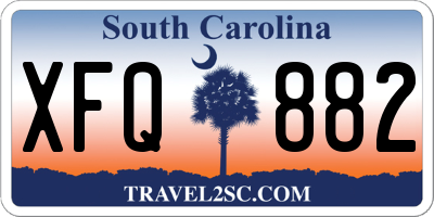 SC license plate XFQ882