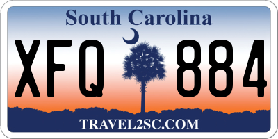 SC license plate XFQ884
