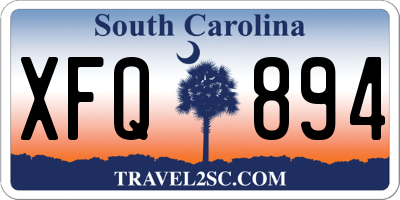 SC license plate XFQ894
