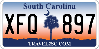 SC license plate XFQ897