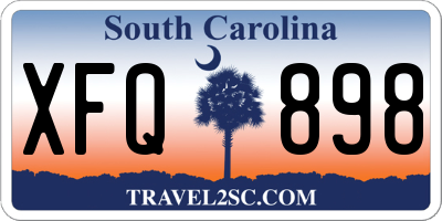 SC license plate XFQ898