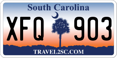 SC license plate XFQ903