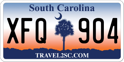 SC license plate XFQ904