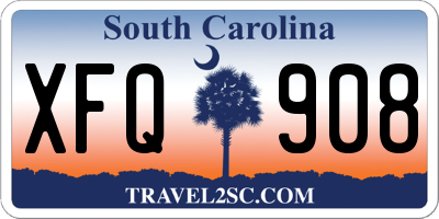 SC license plate XFQ908