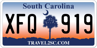 SC license plate XFQ919