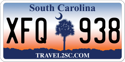 SC license plate XFQ938