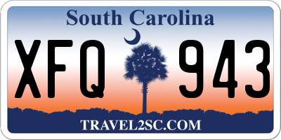 SC license plate XFQ943