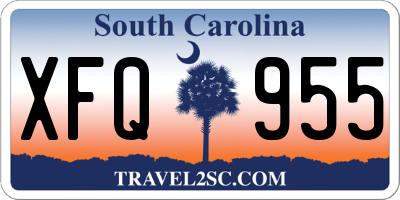 SC license plate XFQ955