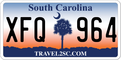 SC license plate XFQ964