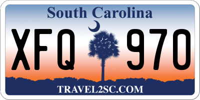 SC license plate XFQ970