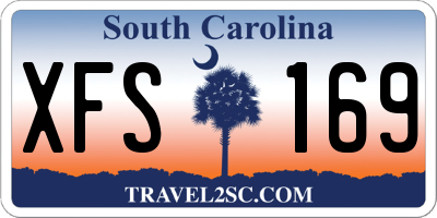SC license plate XFS169