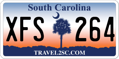 SC license plate XFS264