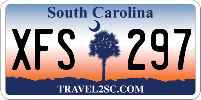 SC license plate XFS297