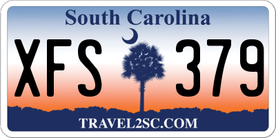 SC license plate XFS379