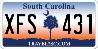 SC license plate XFS431