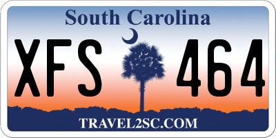 SC license plate XFS464