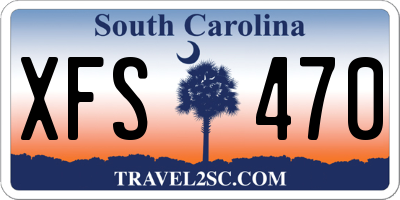 SC license plate XFS470