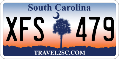 SC license plate XFS479
