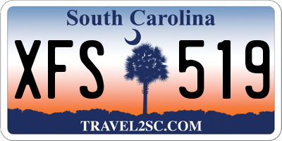 SC license plate XFS519
