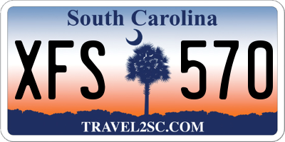 SC license plate XFS570