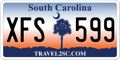 SC license plate XFS599