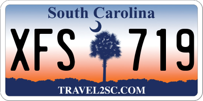 SC license plate XFS719