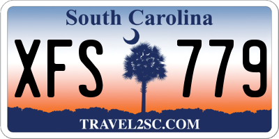 SC license plate XFS779