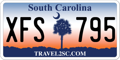SC license plate XFS795