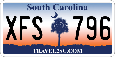 SC license plate XFS796