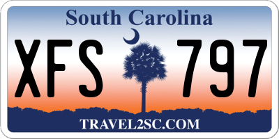 SC license plate XFS797