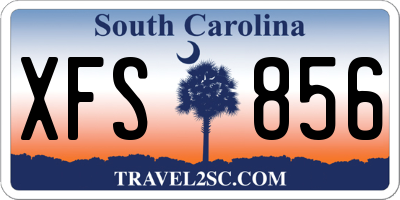 SC license plate XFS856