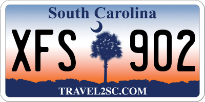 SC license plate XFS902