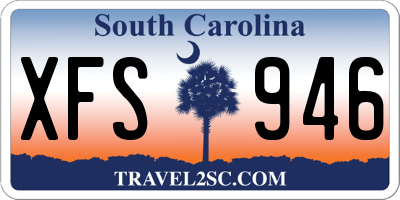 SC license plate XFS946