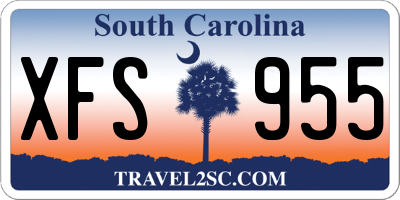 SC license plate XFS955