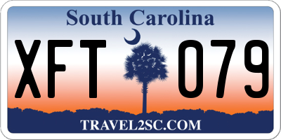 SC license plate XFT079