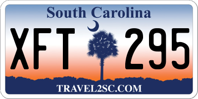 SC license plate XFT295